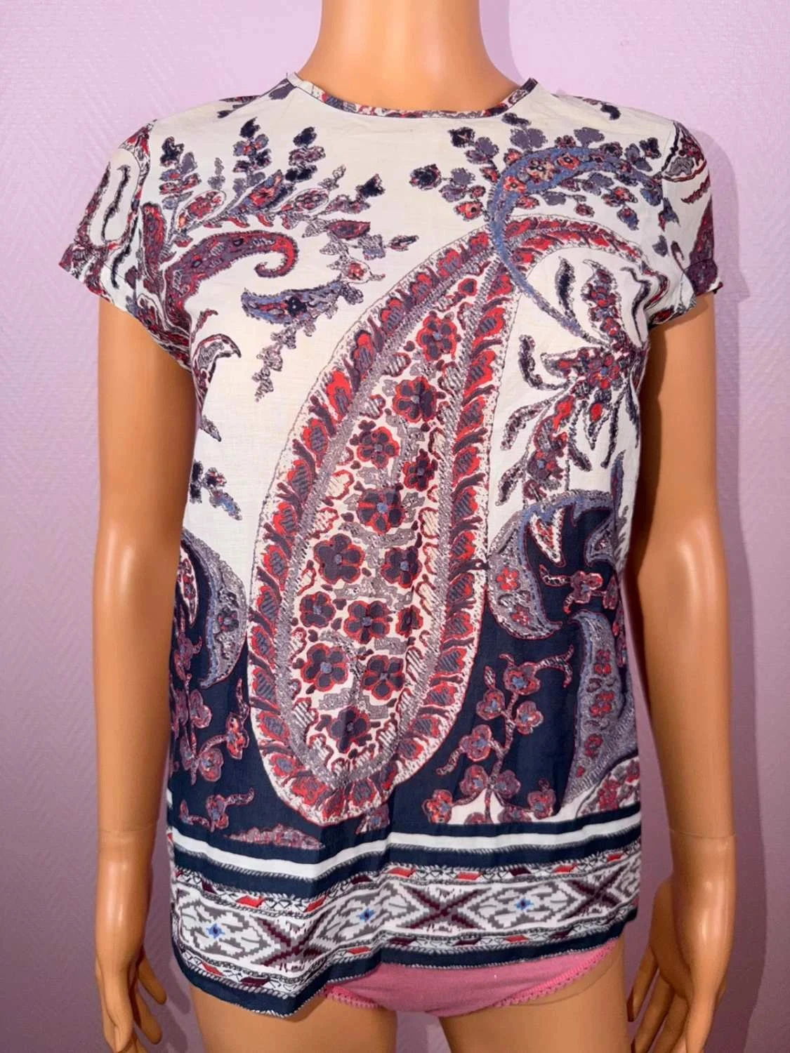 Blouse T-shirt, Isabelle marrant size 38 – photo 3